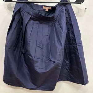 Purple taffeta skirt